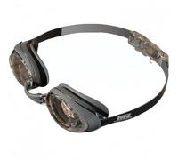 Vyloky Lunettes de natation optiques, avec force dioptrique individuelle et anti-buée, vision panoramique, 3 plaquettes nasales, joint souple pour piscine, lac et mer (-2.0, noir)