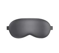 Vyloky Masque pour les yeux en soie glacée, assombrissement du sommeil, confortable et respirant, soulage la fatigue, convient aux hommes et aux femmes (gris spatial)