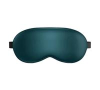Vyloky Masque pour les yeux en soie glacée, assombrissement du sommeil, confortable et respirant, soulage la fatigue, convient aux hommes et aux femmes (vert émeraude)