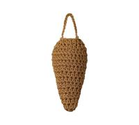 Vyloky Nid de guêpes artificiels - Fausses cornes suspendues en plastique - Répulsif aux guêpes pour jardin, terrasse, balcon et auvent (lot de 1, caramel (petit))