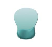 Vyloky Tapis de souris ergonomique avec repose-poignet doux - Support semblable au gel - Base antidérapante et design surélevé pour un confort optimal et un travail détendu sur l'ordinateur (vert)