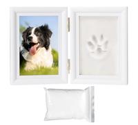Vylro Kit Empreinte Chat, Ensemble D'empreintes de Pattes de Chien | Empreinte Chien, Ensemble Cadre Photo et Empreinte de Patte, Cadres Photo pour Chiens et Chats, DIY Cadre Photo