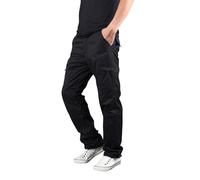 VYLYNL Pantalon cargo pour homme doublé en polaire, pantalon tactique multi-poches pour l'extérieur, pantalon cargo de couleur unie, durable, chaud pour l'hiver, pantalon de travail décontracté