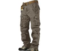 VYLYNL Pantalon militaire camouflage pour homme en coton, pantalon cargo armée pour extérieur, airsoft, combat, chasse, pantalons à plusieurs poches, pantalons tactiques de travail, vêtements de