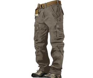 VYLYNL Pantalon militaire camouflage pour homme en coton, pantalon cargo armée pour extérieur, airsoft, combat, chasse, pantalons à plusieurs poches, pantalons tactiques de travail, vêtements de