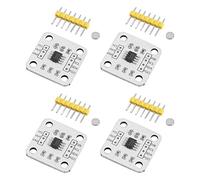 Vymlo 4 PièCes AS5600 Encodeur MagnéTique Module de Capteur de Mesure D'Angle D'Induction MagnéTique 12Bit Haute PréCision