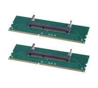 Vynetra 1 paire d'adaptateurs DDR3 pour ordinateur portable vers mémoire de bureau SO DIMM vers DIMM Installation facile et compatibilité universelle Adaptateur RAM