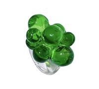 Vynetra Bague de fête en acrylique unique offrant un look tendance pour ceux qui adoptent une déclaration d'individualité en acrylique, taille unique, Comme décrit, Comme décrit.