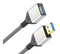 Vynetra Câble d'extension USB 3.0 mâle vers femelle - Câble de transfert de données rapide 5 Gbit/s - Large compatibilité - Chargement USB et synchronisation de données