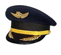 Vynetra Casquette de capitaine d'Halloween pour adulte, bal masqué, cosplay, jeu de rôle, accessoires de jeu de rôle