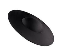 Vynetra Chapeau en satin de soie résistant aux plis pour une utilisation tout au long de l'année, facile à nettoyer, conserve sa forme et chapeau de fête en satin ventilé, Noir , taille unique