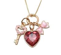 Vynetra Collier pour enfant avec pendentif en forme de cœur - Tendance - Breloque d'amour - Pull pour enfants - Joli pendentif en forme de cœur, taille unique, Comme décrit, Comme décrit.