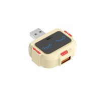 Vynetra Commutateur USB intelligent à activation vocale anglaise pour ventilateur 5 V, réglage de la luminosité, pas besoin de contrôle manuel, prise intelligente avec commande vocale