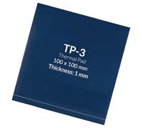 Vynetra Coussinet thermique 120 x 20 mm facile à couper pour carte graphique IC particulièrement doux comble les espaces entre composants conducteurs de chaleur en silicone thermique