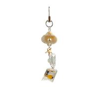 Vynetra Élégante breloque pour téléphone avec coquillages naturels et océaniques pour une utilisation polyvalente, G, Alliage