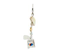 Vynetra Élégante breloque pour téléphone avec coquillages naturels et océaniques pour une utilisation polyvalente, I, Alliage