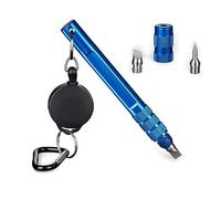 Vynetra Ensemble d'outils d'affûtage de rainures de club de golf pour cales de fer en alliage d'aluminium avec 3 rainures de tête remplaçables Outil d'affûtage pour cales de fer en alliage d'aluminium