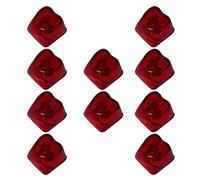 Vynetra Hautes touches en forme de cœur moulées pour une diffusion de l'éclairage de couleur et un faible entretien. Touches transparentes en polycarbonate