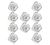 Vynetra Hautes touches en forme de cœur moulées pour une diffusion de l'éclairage de couleur et un faible entretien. Touches transparentes en polycarbonate