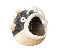 Vynetra Lit pour chats d'intérieur et petits chiens - Lit chaud lavable pour chiot ou chaton - Coussin amovible 2 Si