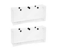 Vynetra Lot de 2 sacs de pêche transparents pour leurres de pêche - Pliable - Facile à transporter - Portable - Pour pêche en plein air