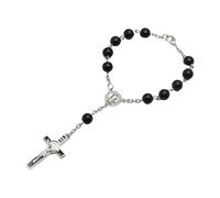 Vynetra Perles de prière islamiques élégantes en bois de santal de 8 mm de diamètre avec pendentif pour la méditation et le culte usage quotidien