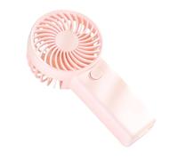 Vynetra Petit ventilateur portable à piles AM4 léger avec petite poche pour bureau, extérieur, voyage, ventilateur pour femme