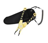 Vynetra Pince multifonctionnelle avec gaine enroulée - Pince de pêche tressée - Coupe-anneaux - Outil de retrait de crochet - Outil d'eau salée