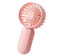 Vynetra Puissant ventilateur portable léger de maquillage AM4 à piles pour filles, femmes, adultes, intérieur et extérieur, voyage pour le camping