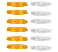 Vynetra Réflecteurs de rayons antidérapants pour améliorer la visibilité de jour et de nuit sur la route, aucun outil n'est nécessaire, réflecteurs d'extérieur polyvalents