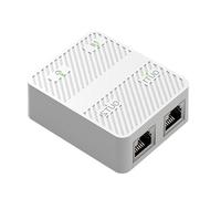 Vynetra Répartiteur Ethernet 1 vers 2 haute vitesse 100/1000 Mbps Gigabit RJ45 Répartiteur avec câble d'alimentation Répartiteur réseau