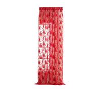 Vynetra Rideau brodé de Noël pour festival, décoration de vacances, tissu polyester dense, bloquant la lumière, protection de l'intimité, décoration de la maison, rideaux