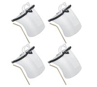 Vynetra Sac à vin en silicone avec paille pour fêtes de piscine, plein air, grande capacité, résistant aux fuites, récipient à boisson avec poignée, 4 pièces, Taille unique
