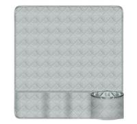 Vynetra Sac de couture avec plusieurs poches sécurisées pour bobines, outils, rangement portable pour machine à coudre, gris, Taille unique, Beauté de masse