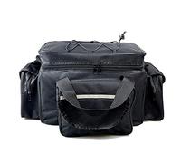 Vynetra Sacs de pêche grande capacité Sac de rangement pour articles de pêche Sac de voyage en plein air Sac à bandoulière, Noir