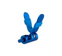 Vynetra Tête d'aide à la canne à pêche à double position, cadre en mélange d'aluminium, poignée en élastomère, structure pliable pour une utilisation flexible, propriétaire de pêche permanent en