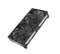 Vynetra Ventilateur de refroidissement à lumière LED 120 mm 12 V Synchronisation de la lumière LED Contrôle de la température 12 cm Boîtier silencieux pour châssis PC Radiateurs PC