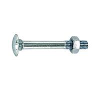 Vynex 310178027376 Boulon TRCC, Inox A2, 50mm Longueur, 7mm Diamètre, Lot de 4