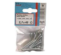 VYNEX Pointe striée béton Acier trempé 3.5x60 50g