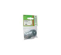 VYNEX Rondelle Plate Extra LG.d.8mm x12, Gris