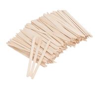VYNFLICK Bâtons de cire en bois pour sourcils - 600 petits bâtons d'épilation à la cire pour l'épilation et les travaux manuels, applicateurs en bois naturel pour façonner les sourcils, fournitures