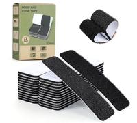 VynyQoo 22 Pièces Scratch Autocollant Double Face, Durable et Amovible, Bandes de Scratch Autocollant, pour la Décoration de la Maison, Du Bureau, de la Cuisine et de la Voiture (3 x10cm)