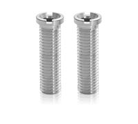 VYNZOR 2 Pièces Vis pour Panier D'évier Acier Inoxydable, vis de panier de crépine en acier inoxydable M12 × 45 mm, compatibles avec les drains de vanne Blanco, Franke & Co. Vis Creuse Vis de Bonde