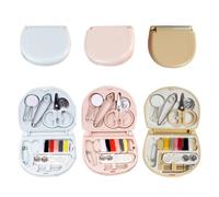 VYNZOR 3 Pièces Mini Kit de Couture de Voyage, Mini Essentiels de Voyage, Kit de Couture Portable en Forme de Mignon, Boîte à Couture, Voyageur, Urgences, Accessoires d'outils de Bricolage