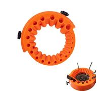 VYNZOR Affuteuse Foret, Nouvelle Affuteur de Foret, Améliorée Meuleuse Forets, pour Forets de 2 à 13 mm et Meuleuse de 115/125 mm (Couleur Orange)