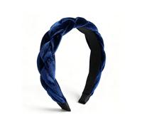 VYNZOR Bandeau Tressé en Velours, Large, Vintage, Rembourré, Mode, pour Femmes et Filles, Serre Tête Femme, Accessoire Cheveux, Bandeau Tresse Cheveux Femme