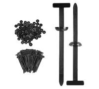 VYNZOR Lot de 100 Attaches-câbles universelles en nylon,Serre-câbles autobloquants robustes,Fixation Rapide,Résistants aux UV et à la Chaleur,Pour Réparation Mécanique et Entretien Quotidien