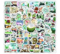 VYNZOR Lot de 100 autocollants pour scrapbooking, journal, album photo, scrapbooking, journaling, accessoires, valise, imperméable, voyage, vacances, petits autocollants pour ordinateur portable