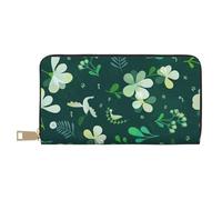 VYONNE Grass and Dove Long portefeuille en similicuir chic et élégant pour femme moderne, grande capacité, porte-cartes et poches de rangement, sac à main durable pour voyage quotidien, blanc, Taille