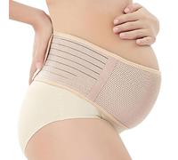 Vyranut Ceinture de Grossesse Réglable Soutien Lombaire et Abdominal pour Enceintes et Post-Partum - Soulagement de la Douleur, Respirante et Confortable pour un Usage Quotidien-couleur chair,XL